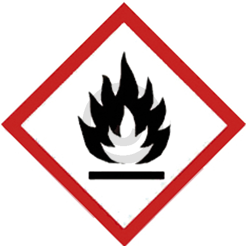 GHS 02 Gefahr: Flamme (Bsp. Entzündbare Flüssigkeiten)